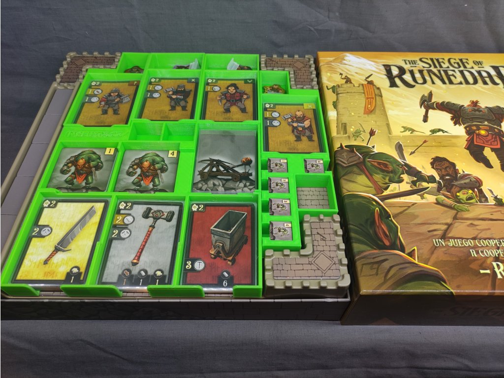 inserty.cz Insert: The Siege of Runedar (černý, 0006)