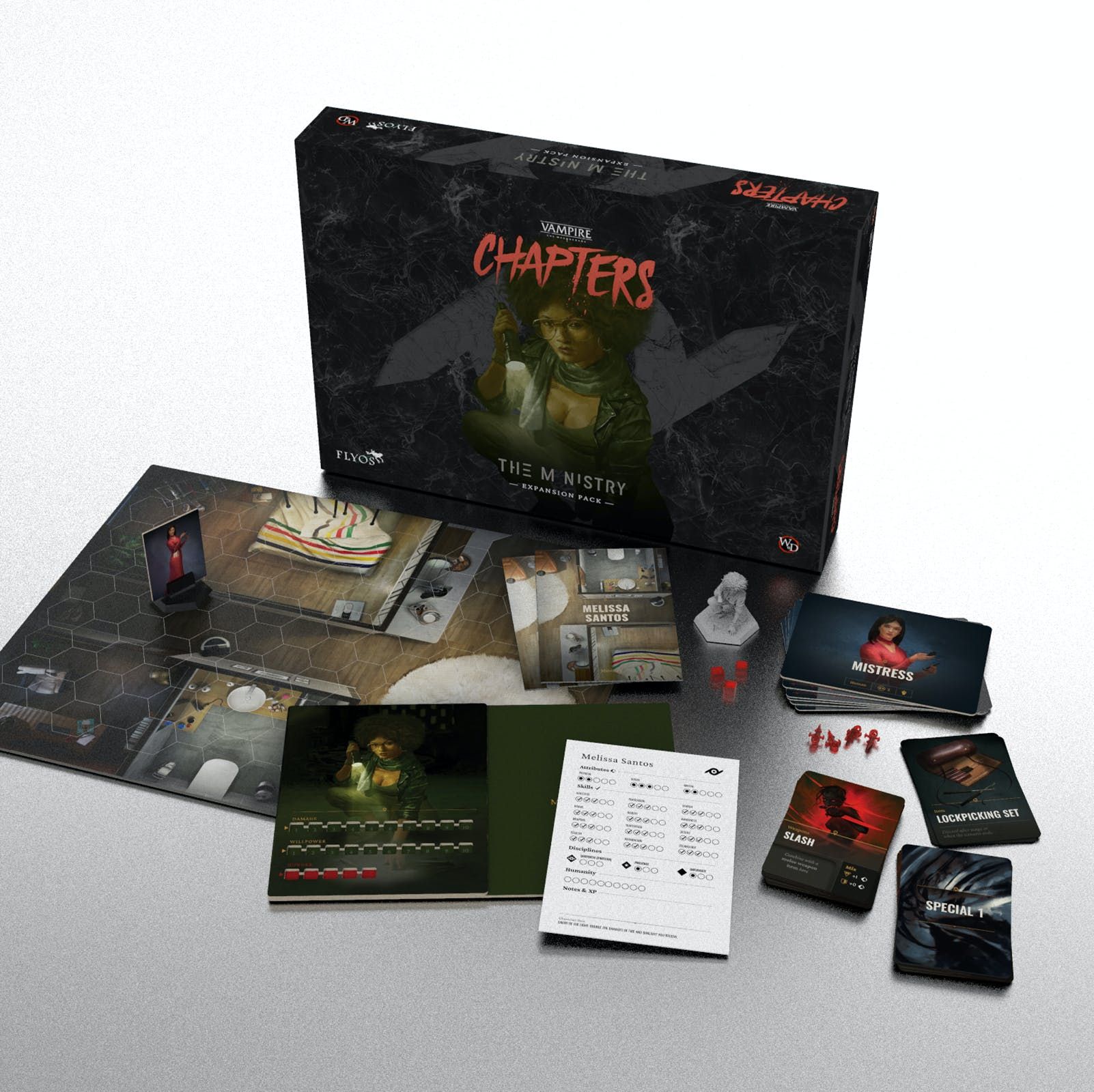 Levně Flyos Games Vampire: The Masquerade – Chapters: The Ministry Expansion