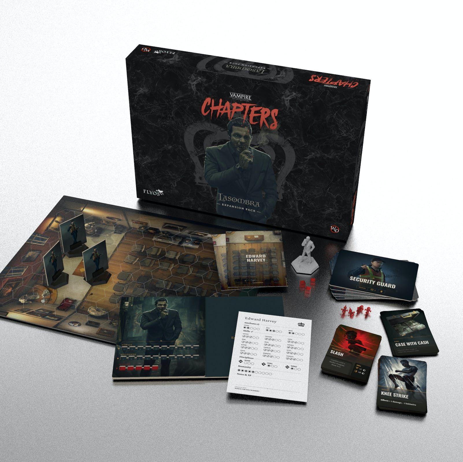 Levně Flyos Games Vampire: The Masquerade – Chapters: Lasombra Expansion