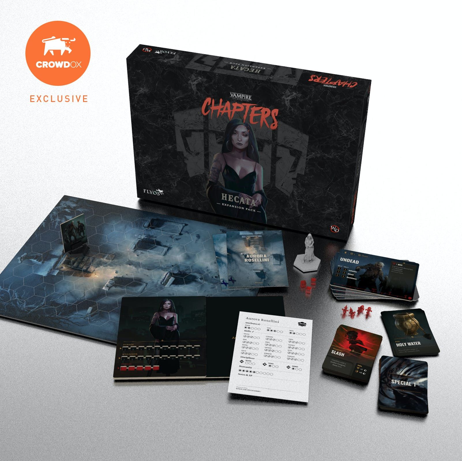 Levně Flyos Games Vampire: The Masquerade – Chapters: Hecata Expansion