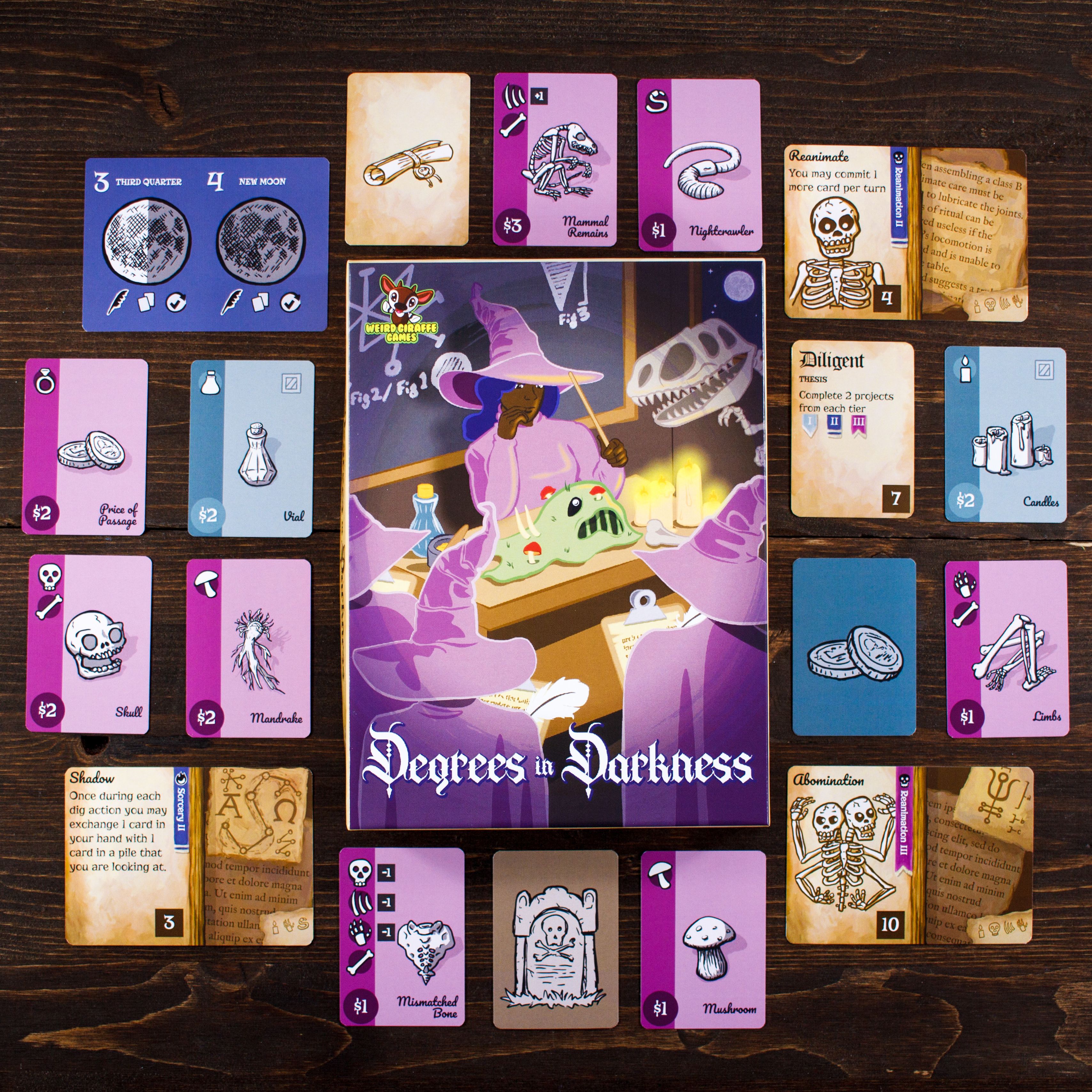 Weird Giraffe Games Studies in Sorcery Obrázek