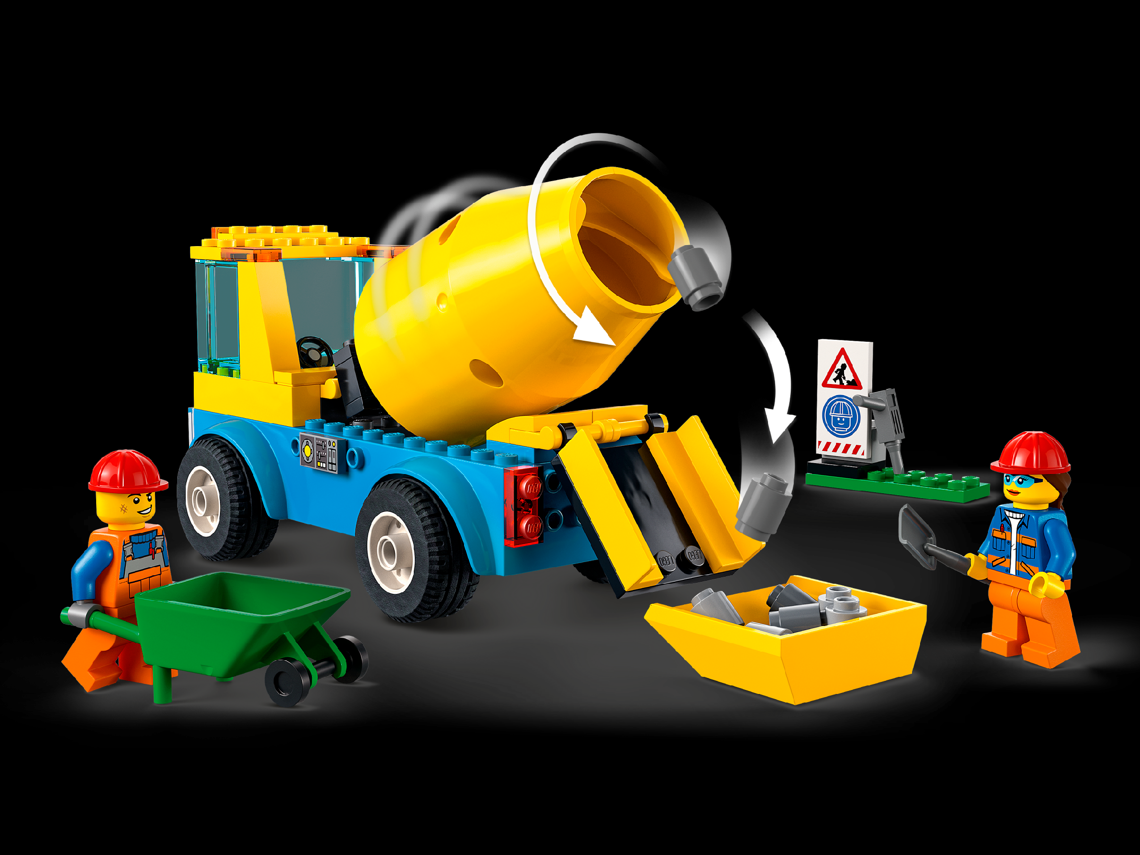 LEGO Náklaďák s míchačkou na beton 60325 Obrázek