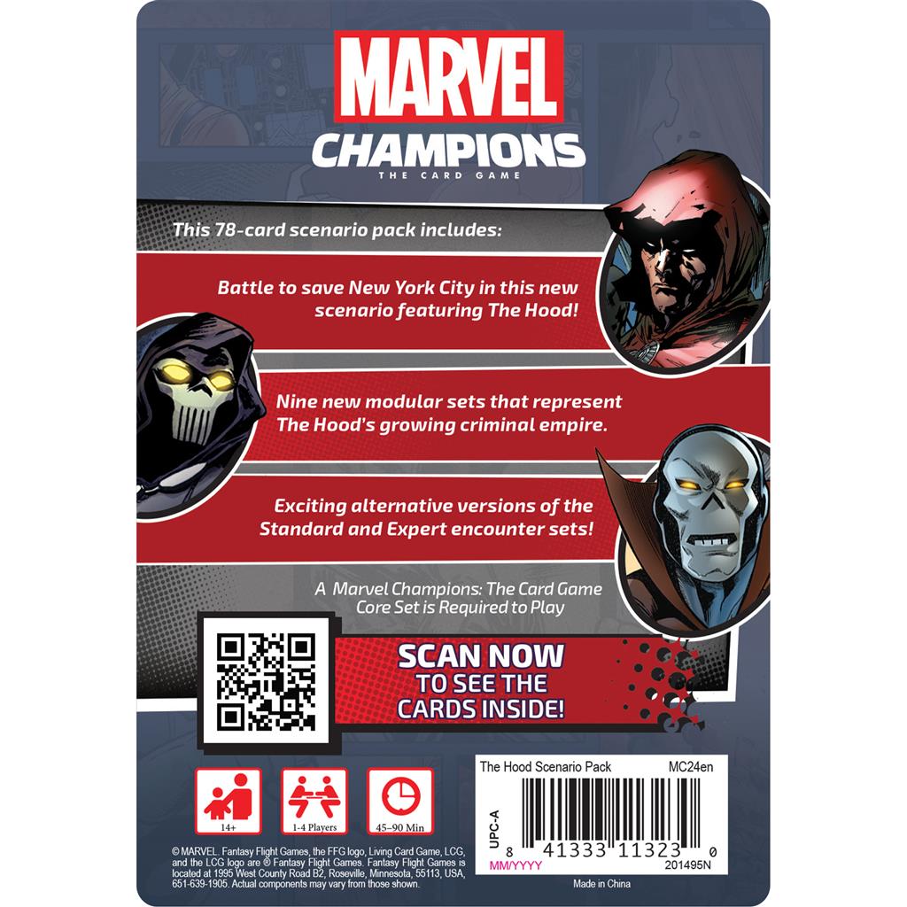 Fantasy Flight Games Marvel Champions: The Hood  Scenario Pack - EN Obrázek