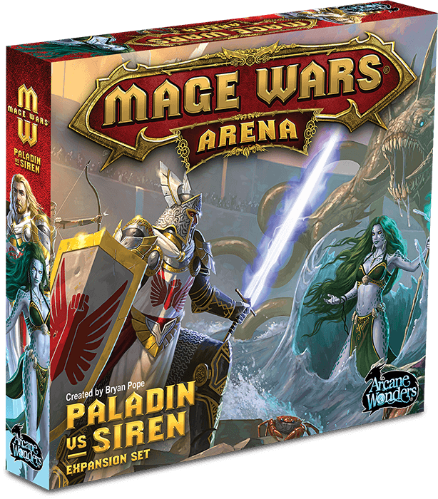 Levně Arcane Wonders Mage Wars Arena: Paladin vs Siren Expansion Set