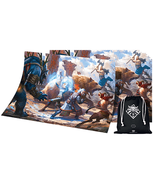 Good Loot Witcher: Geralt & Triss in Battle puzzles 1000 Obrázek