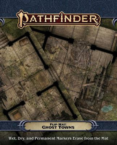 Paizo Publishing Pathfinder Flip-Mat: Ghost Towns