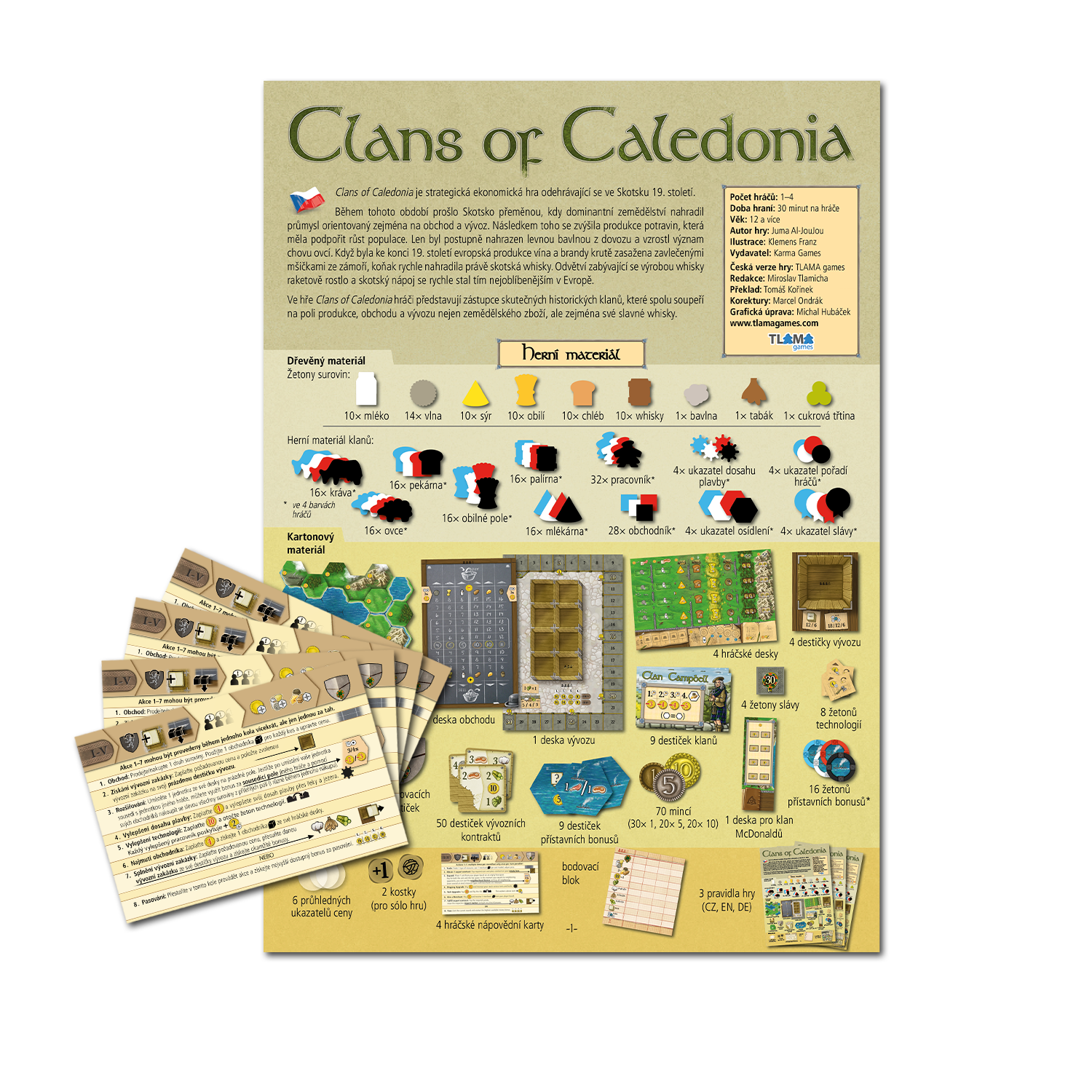 Levně TLAMA games Čeština pro Clans of Caledonia