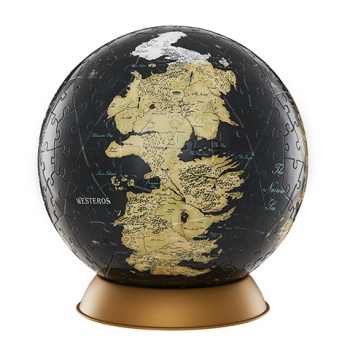 4D Cityscape Game of Thrones: Westeros and Essos Globe Puzzle