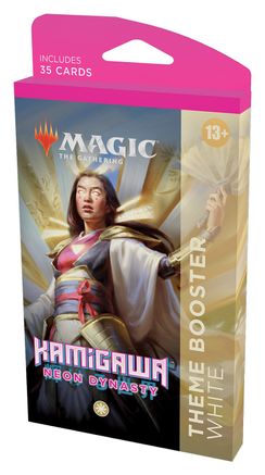 Wizards of the Coast Magic The Gathering: Kamigawa Neon Dynasty Theme Booster Barva: Bílá