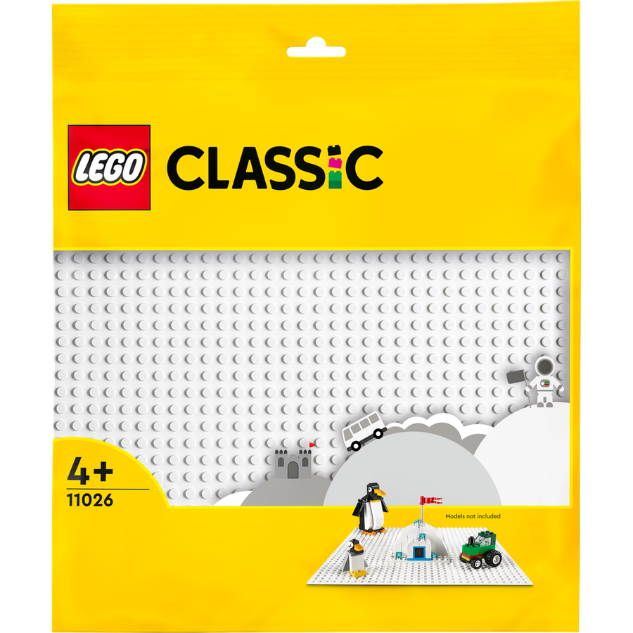 Levně LEGO Bílá podložka na stavění 11026