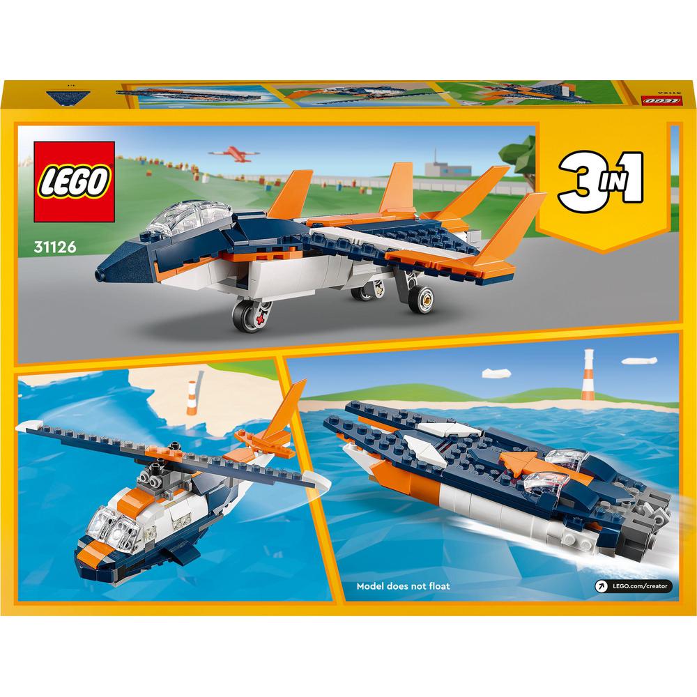 LEGO Nadzvukový tryskáč 31126 Obrázek