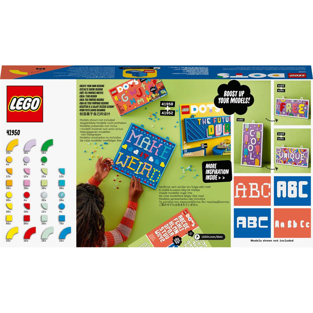 LEGO Záplava DOTS dílků – písmenka 41950 Obrázek