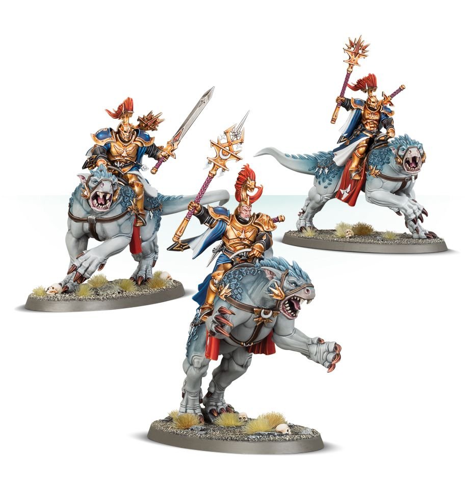 Games Workshop Warhammer: Age of Sigmar - Stormcast Eternals Evocators on Celestial Dracolines Obrázek