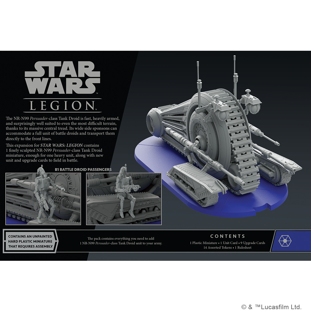Fantasy Flight Games Star Wars Legion - NR-N99 Persuader Class Tank Expansion Obrázek