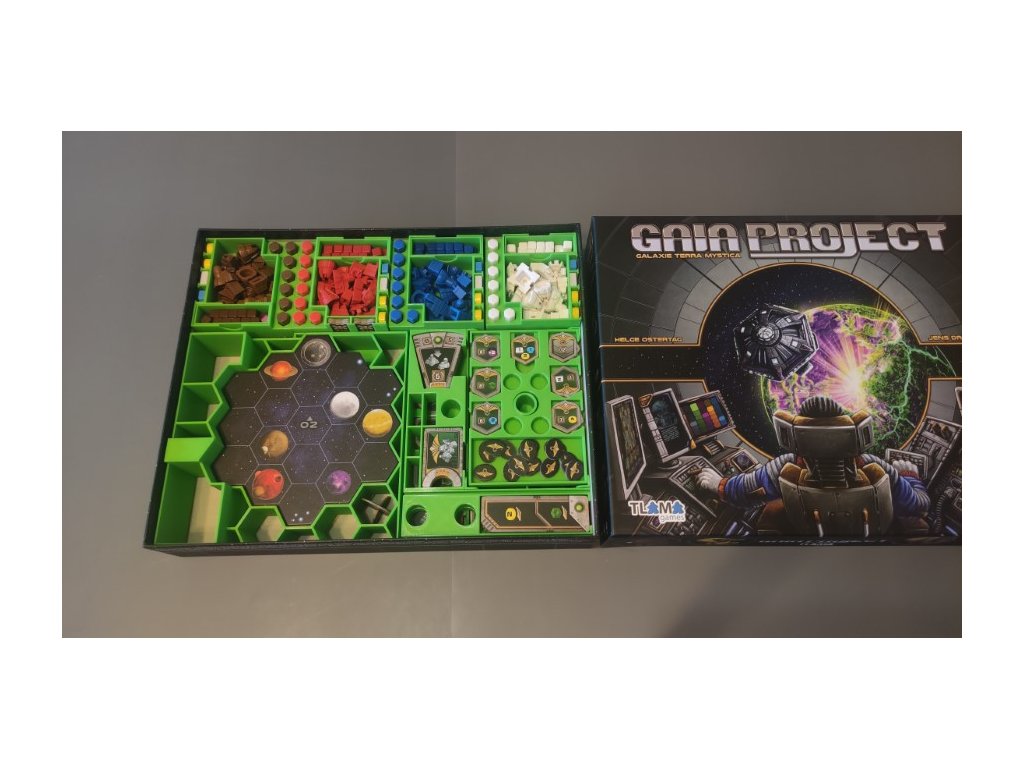 inserty.cz Gaia Project: Galaxie Terra Mystica - Insert (černý, 89551)