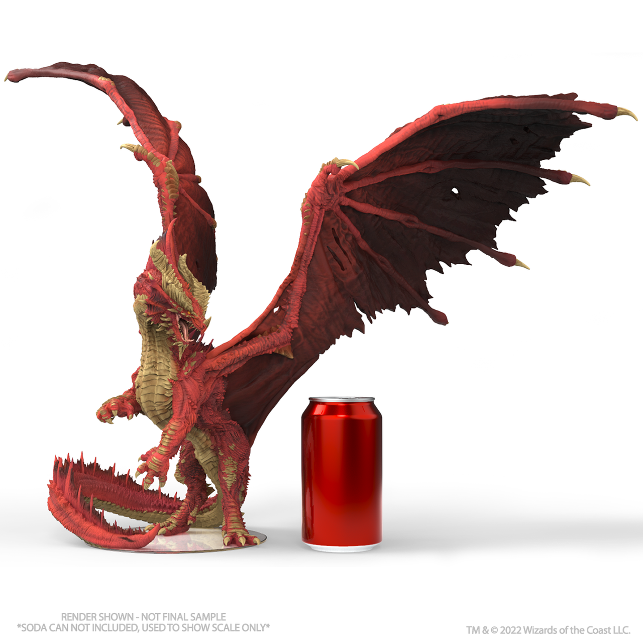 Levně WizKids D&D Icons of the Realms Miniatures: Balagos, Ancient Red Dragon