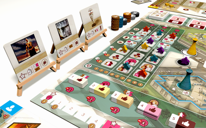 Eagle-Gryphon games The Gallerist Kickstarter edice Obrázek