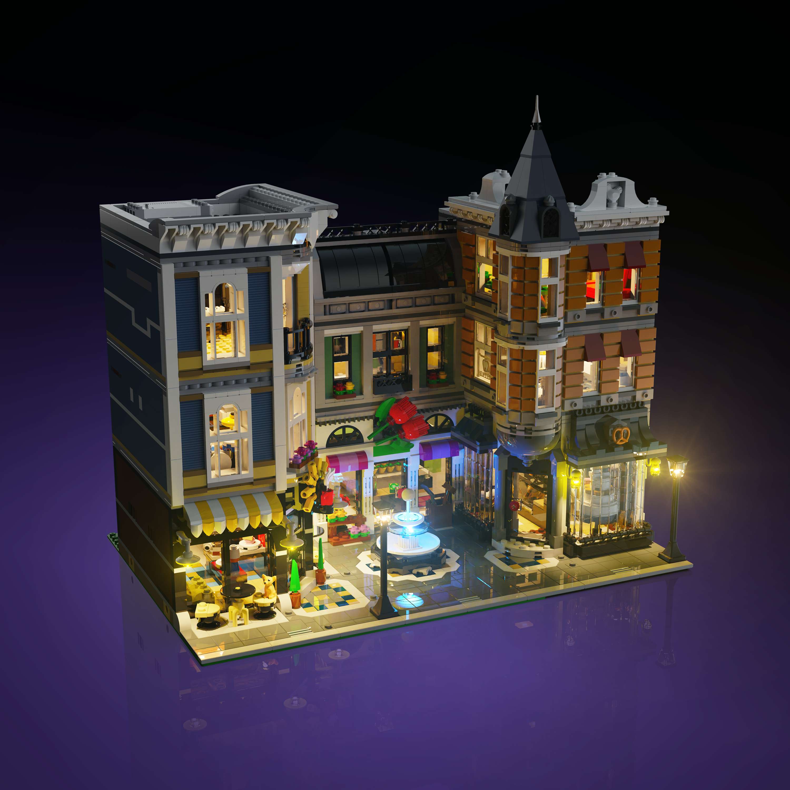 Light my Bricks Sada světel - LMB 2.0 LEGO Assembly Square 10255