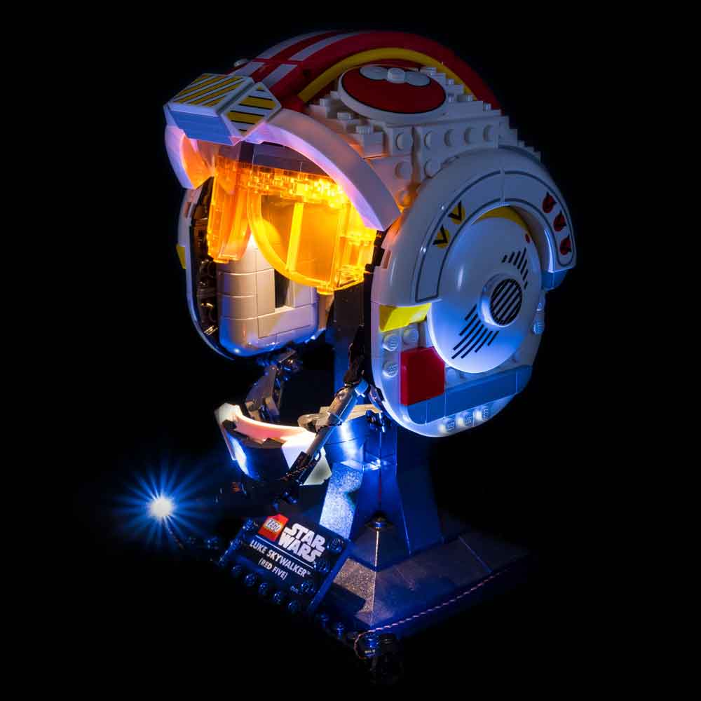 Light my Bricks Sada světel - LEGO Luke Skywalker Red Five Helmet 75327 Obrázek