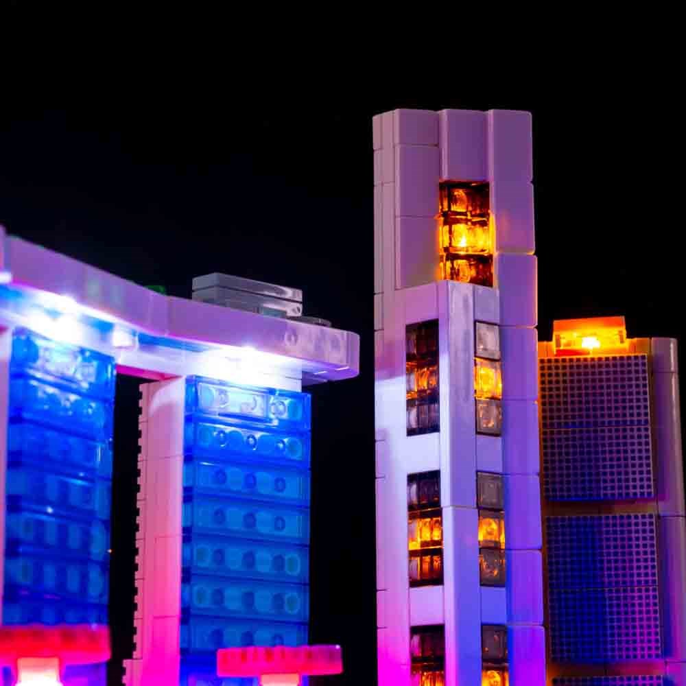 Light my Bricks Sada světel - LEGO Singapore 21057 Obrázek