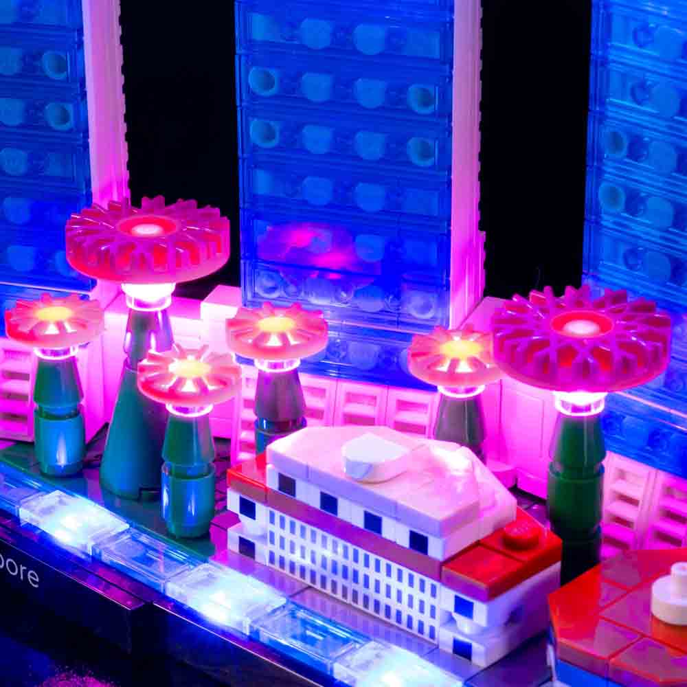 Light my Bricks Sada světel - LEGO Singapore 21057 Obrázek