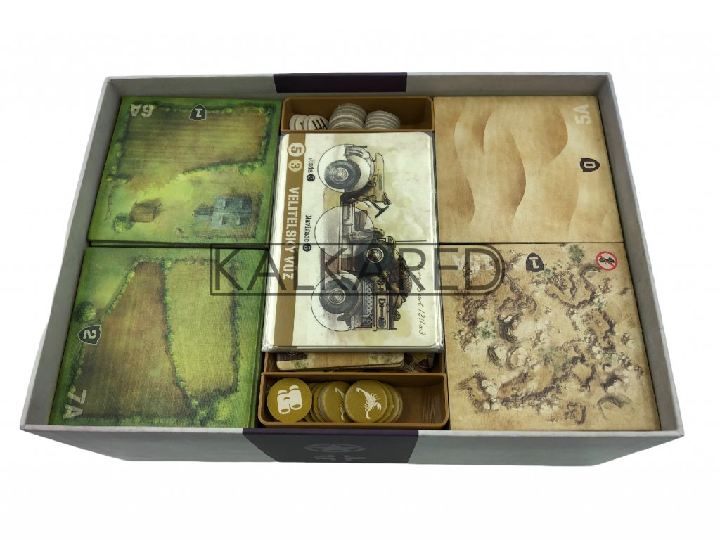 Kalkared Insert Odhodlaní Normandie + Afrika (977) Varianta: Oboje