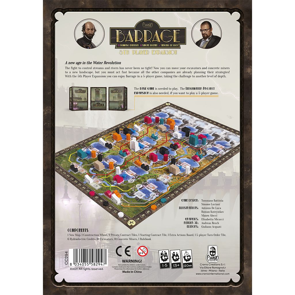 Cranio Creations Barrage - 5th Player Expansion Obrázek