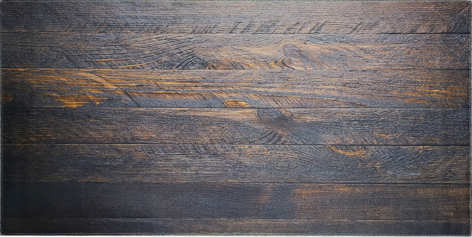 TLAMA games Herní podložka (playmat) 120 x 90 cm (4'x3') - různé motivy Barva: Raw Wood (hrubé dřevo) (neoprenová, obšitá, playmat)