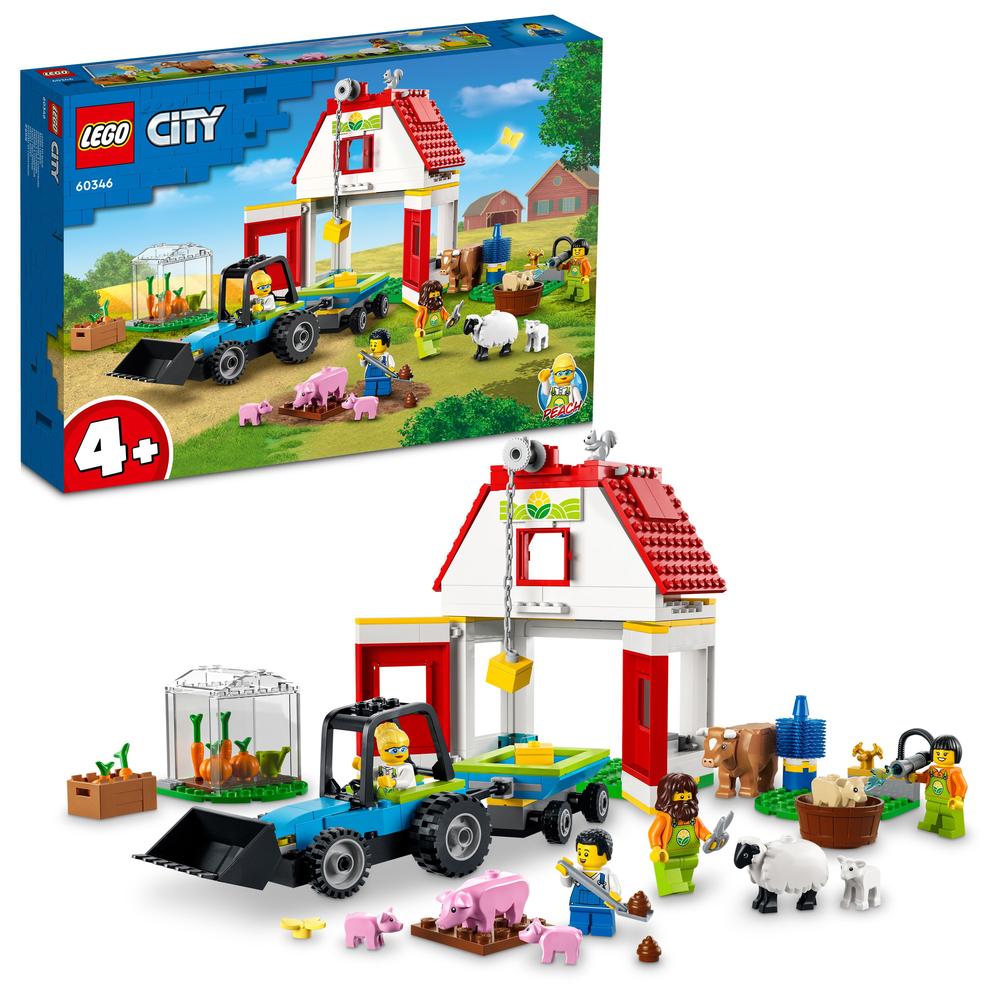 LEGO® Stodola a zvířátka z farmy 60346