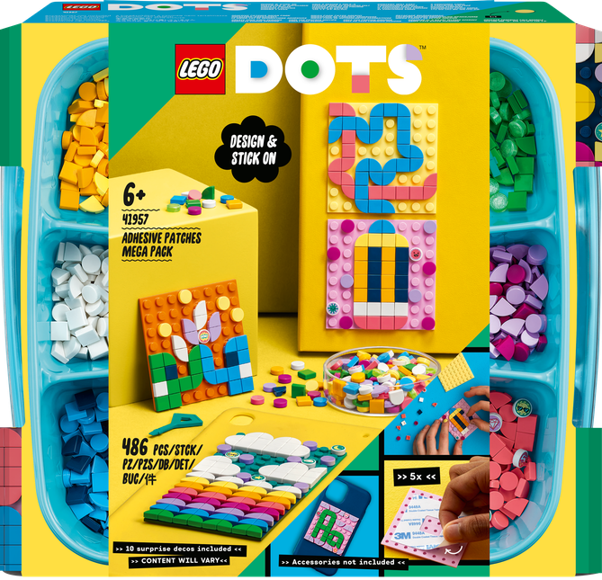 LEGO® Mega balení nalepovacích záplat 41957 Obrázek
