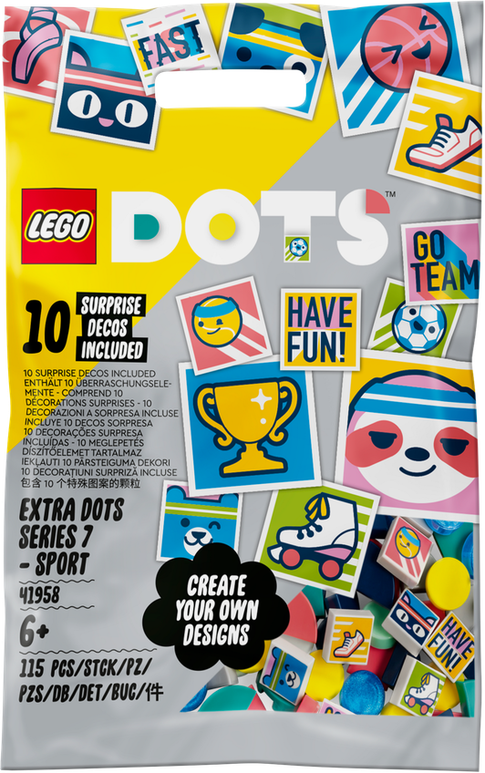 LEGO® Extra DOTS Series 7 - SPORT 41958 Obrázek