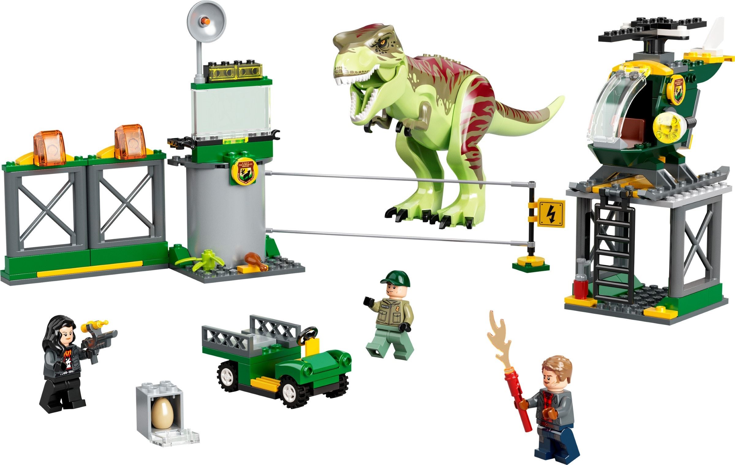 LEGO® Útěk T-rexe 76944 Obrázek