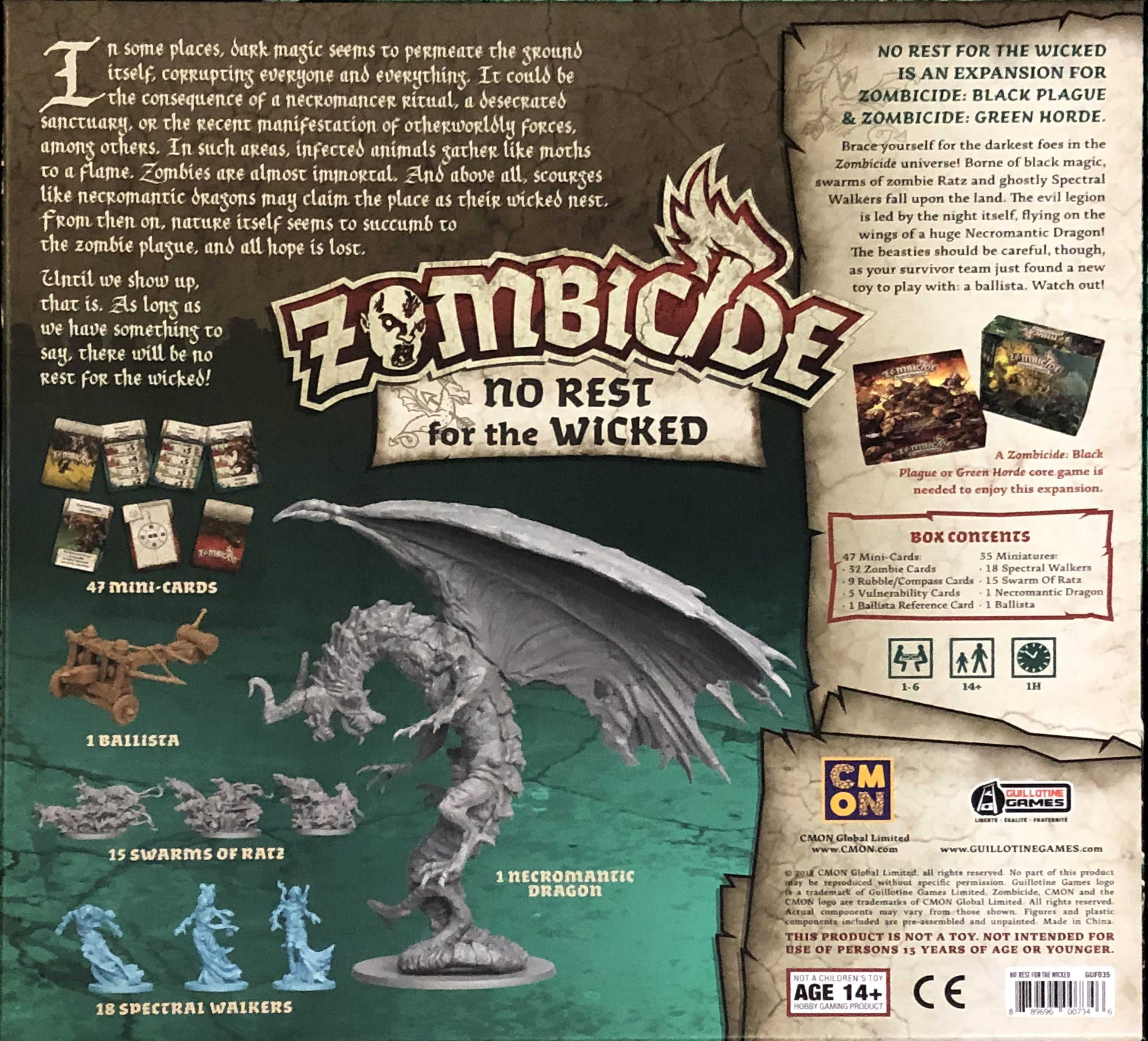 Cool Mini Or Not Zombicide: No Rest For The Wicked Obrázek