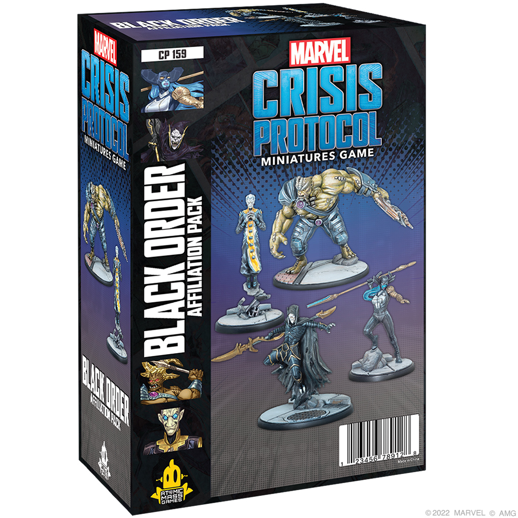Atomic Mass Games Marvel Crisis Protocol: Black Order Affiliation Pack