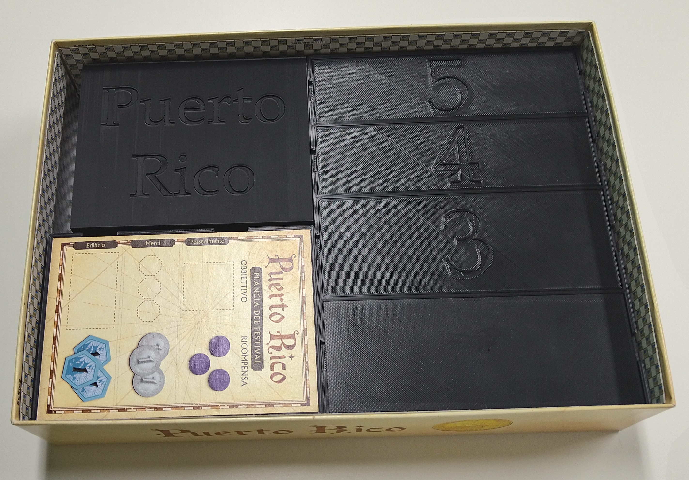 3D tisk Podřipsko Puerto Rico Insert (černý)