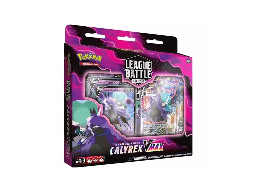 Nintendo Pokémon TCG: Rider Calyrex VMAX League Battle Deck Barva: Fialová