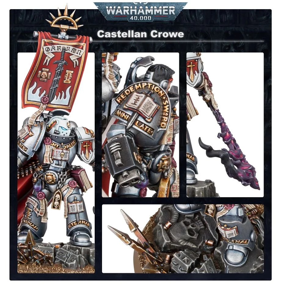Games Workshop Grey Knights: Castellan Crowe (Warhammer 40000) Obrázek