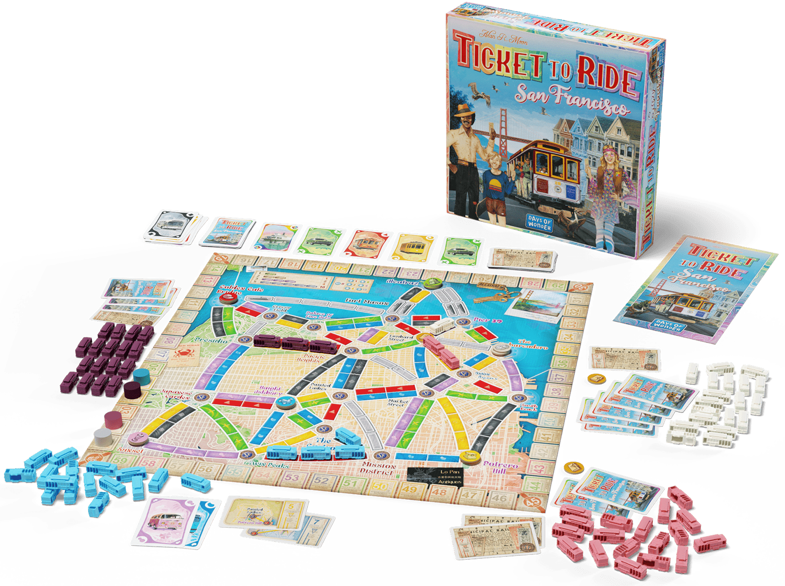 Days of Wonder Ticket to Ride: San Francisco Obrázek