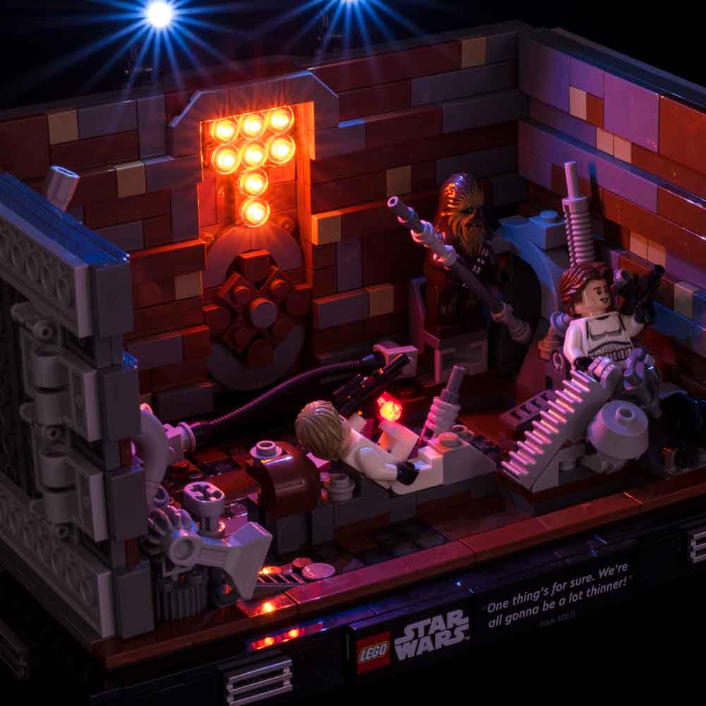Light my Bricks Sada světel - LEGO Death Star Trash Compactor Diorama 75339 Obrázek