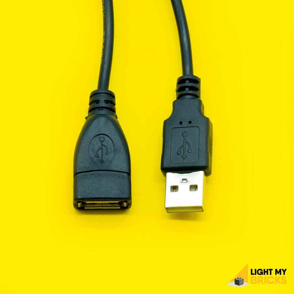 Light my Bricks - USB prodlužovací kabel 3metrový Obrázek
