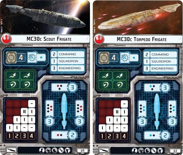 Fantasy Flight Games Star Wars: Armada - MC30c Frigate Expansion Pack Obrázek