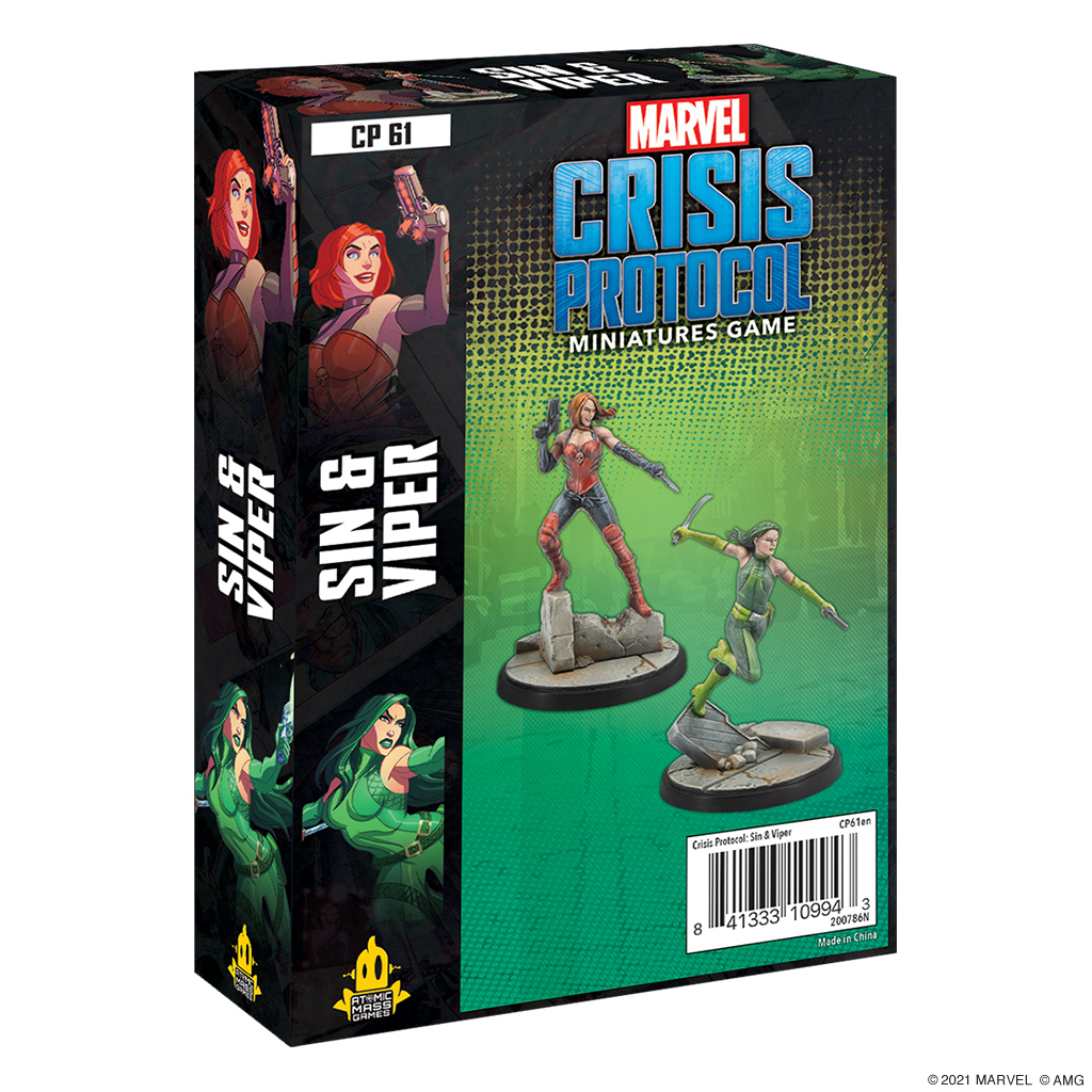 Levně Atomic Mass Games Marvel Crisis Protocol – Sin & Viper