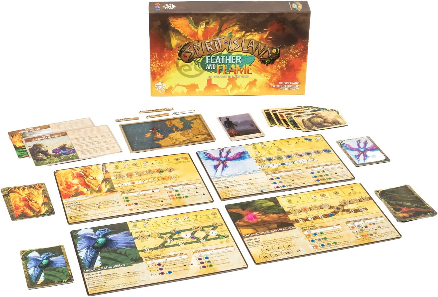 Greater Than Games Spirit Island: Feather & Flame Expansion Obrázek