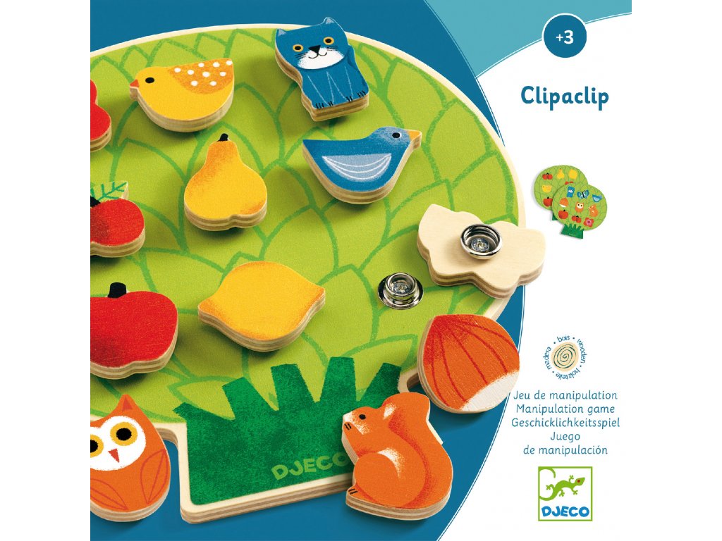 Djeco ClipaBoa - Připínací hra