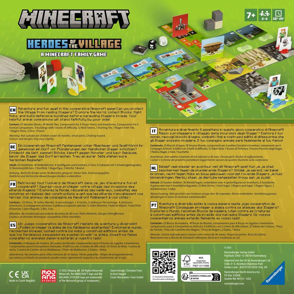 Ravensburger Minecraft: Heroes of the Village (EN/DE/FR/ES/IT/NL/PT) Obrázek