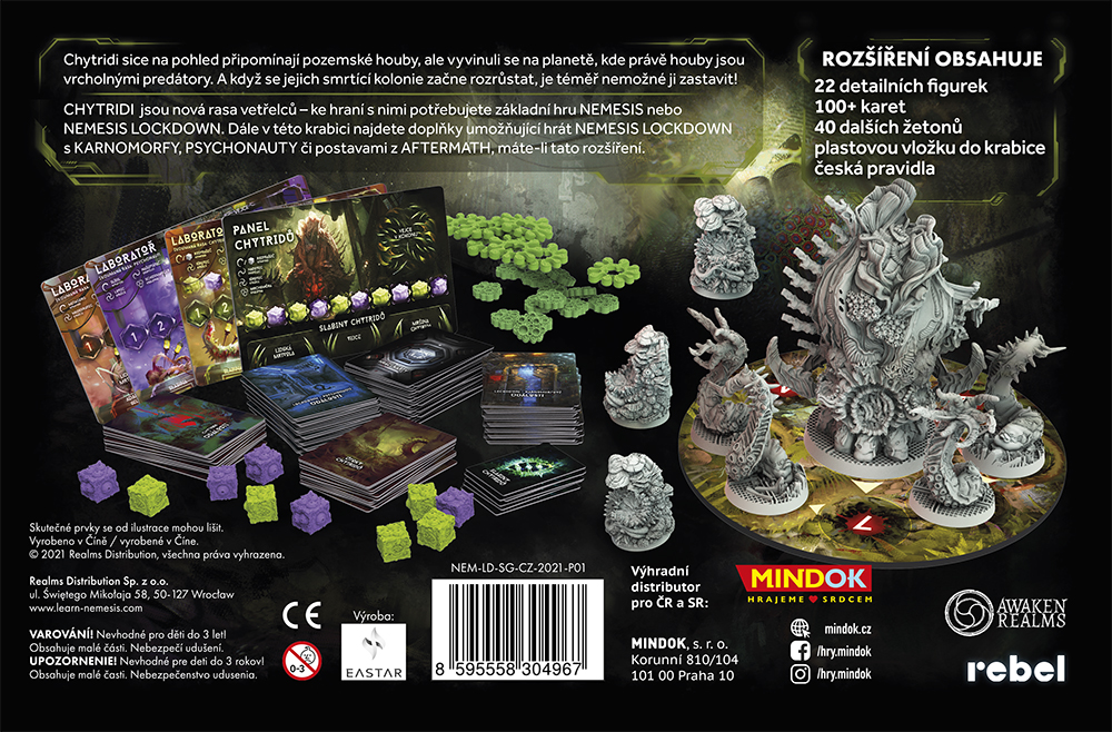 Mindok Nemesis: Lockdown - Chytridi a doplňky Obrázek