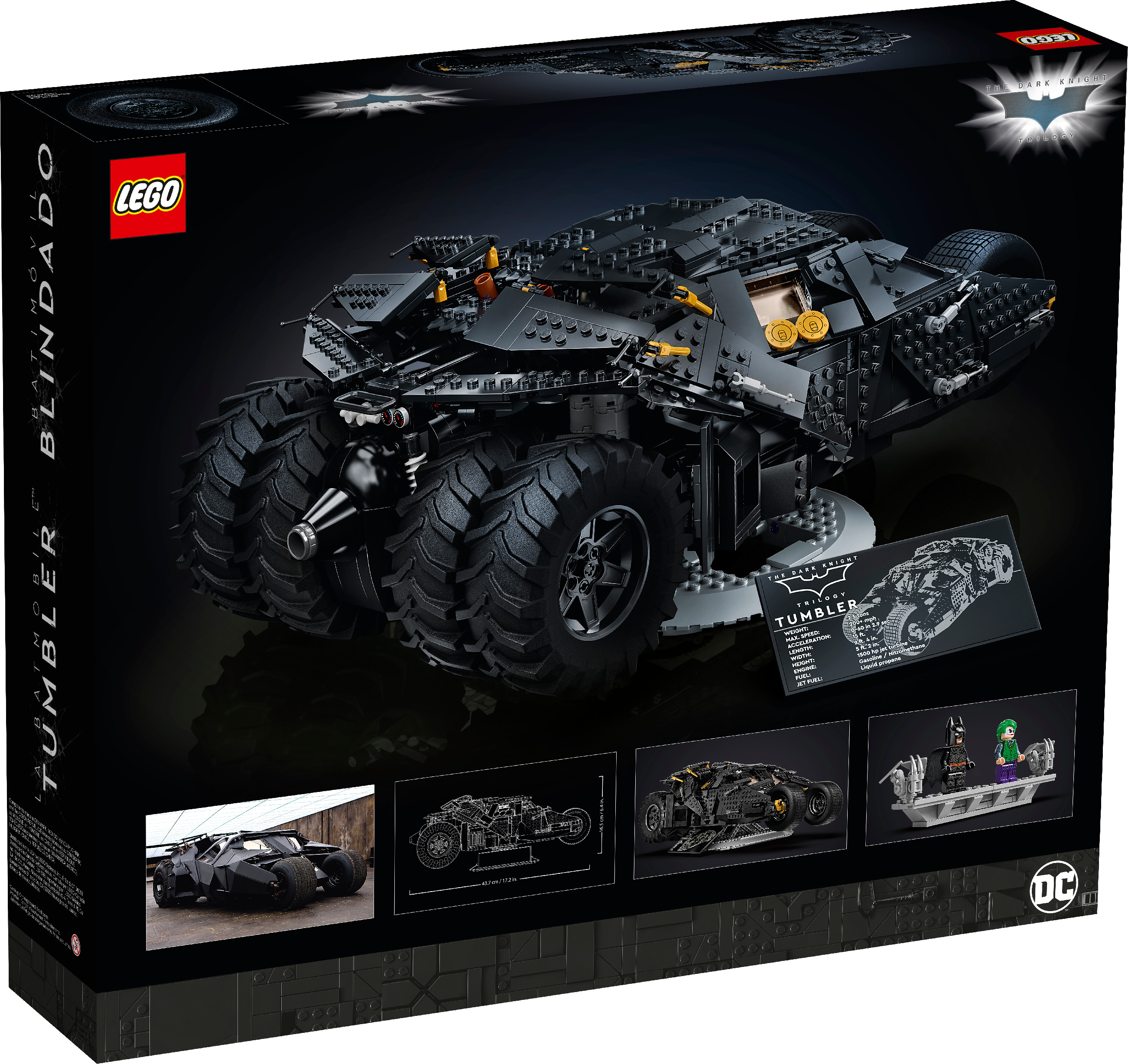 LEGO® DC Batman™ Batmobil Tumbler 76240 Obrázek