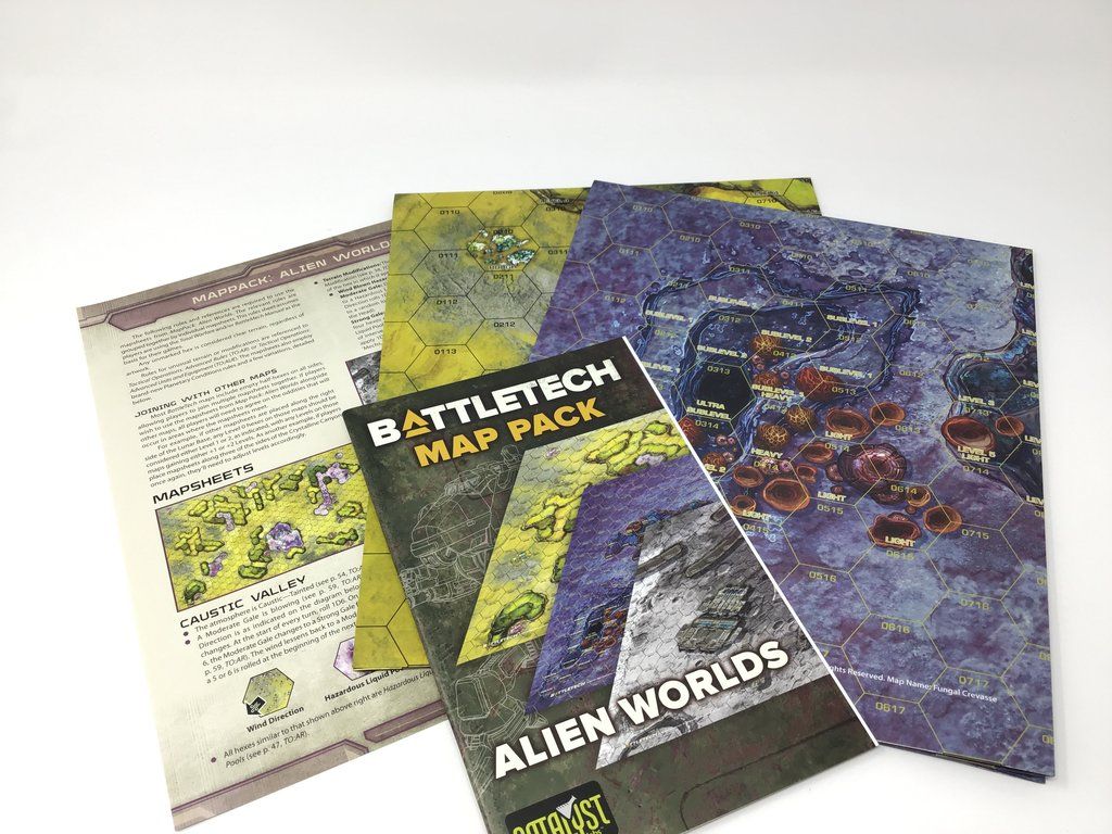 Catalyst Game Labs Battletech: MapPack – Alien Worlds Obrázek