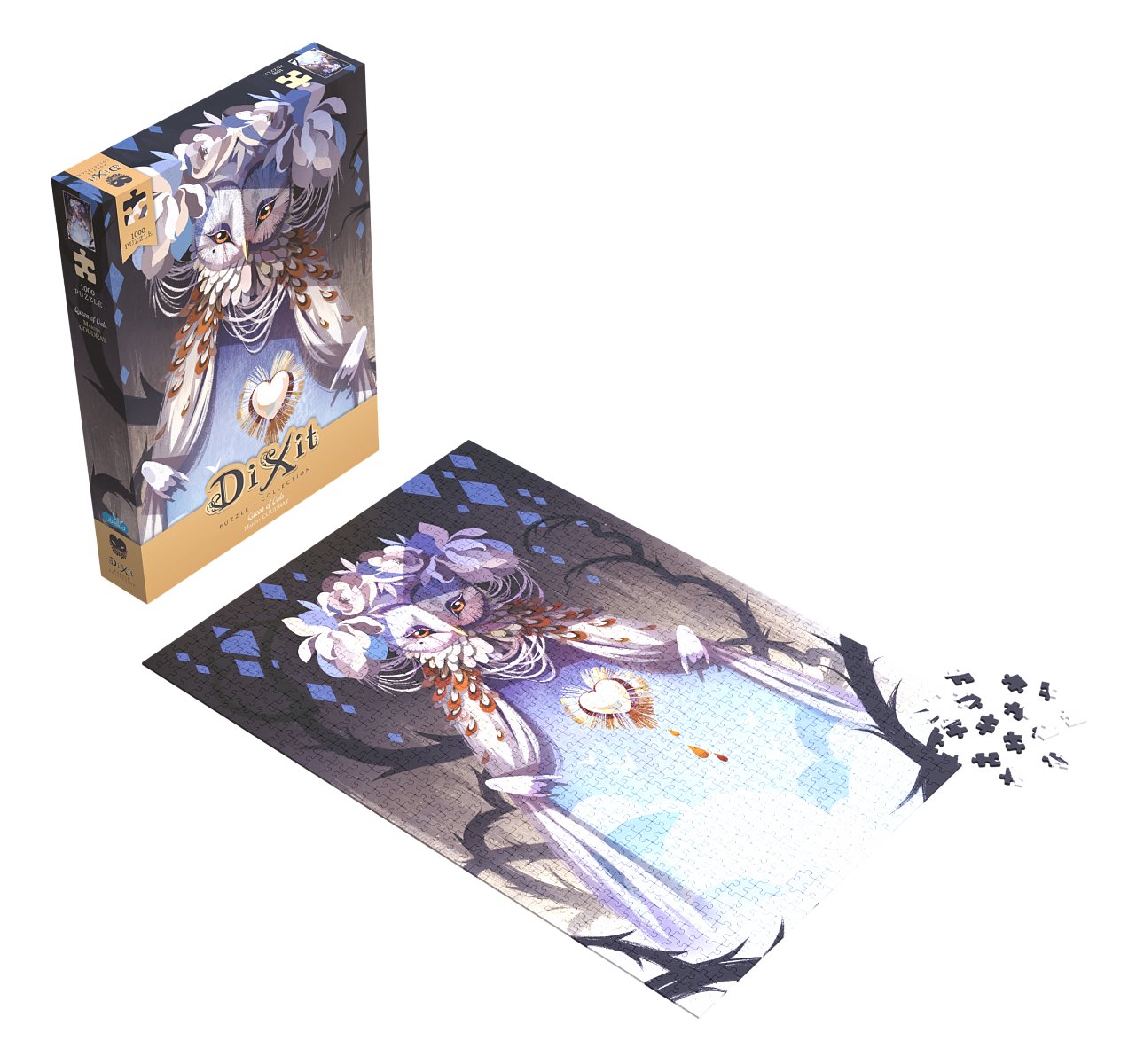 Libellud Dixit puzzle 1000 - Queen of Owls Obrázek