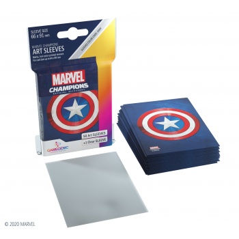 Gamegenic Marvel Champions Art Sleeves - Characters (50+1 Sleeves) - Obaly na Karty Barva: Captain America